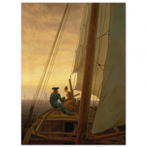 Poster Caspar David Friedrich - Auf dem Segler