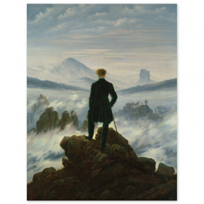 Poster Caspar David Friedrich - Der Wanderer über dem Nebelmeer