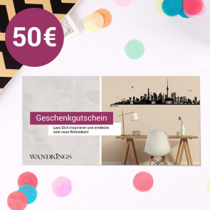 Geschenkgutschein Wandkings 50 €