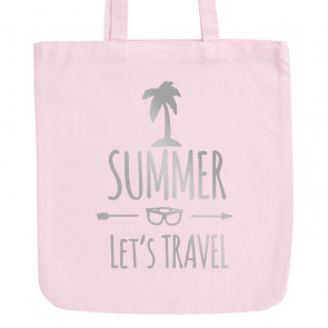 JUNIWORDS Pastell Jutebeutel Summer - Let's Travel