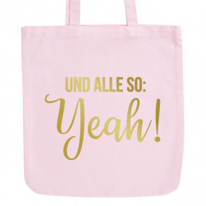 JUNIWORDS Pastell Jutebeutel Und alle so: Yeah!