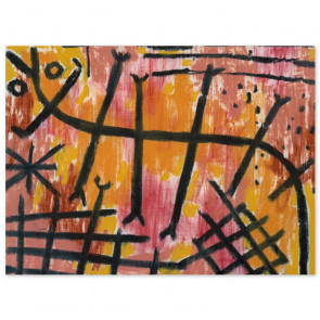 Poster Paul Klee - Assjel im Gehege 