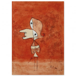 Poster Paul Klee - Bildnis Brigitte (Ganze Figur) 
