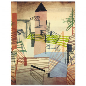 Poster Paul Klee - Festungsbau