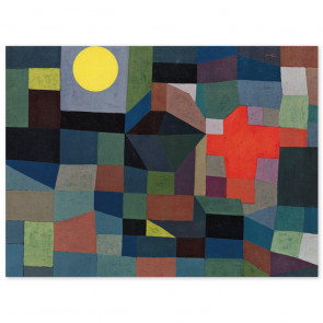 Poster Paul Klee - Feuer bei Vollmond