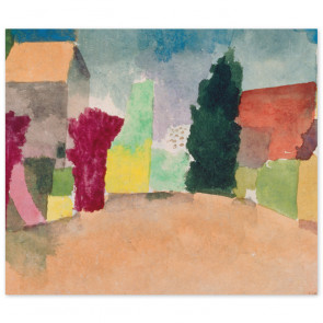 Poster Paul Klee - Landgut bei Fryburg