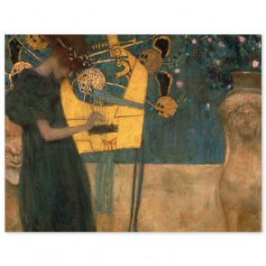 Poster Gustav Klimt - Die Musik