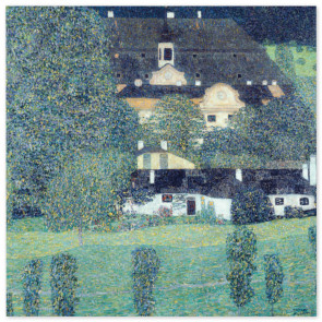 Poster Gustav Klimt - Schloss Kammer am Attersee II