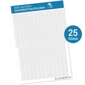 Anti-Rutsch-Sticker Streifen, 25 Stück