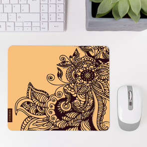 Mousepad Henna Muster Beige