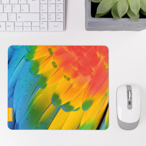 Mousepad Papagei-Gefieder 1