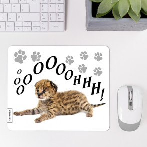 Mousepad Leoparden-Baby