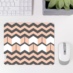 Mousepad Chevron Muster Rose