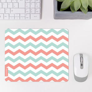 Mousepad Chevron Muster Pastell