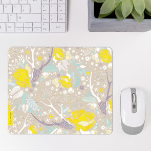 Mousepad Geometrisches Muster Hirschtotenkopf Pastell