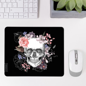 Mousepad Flower Skull
