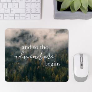 JUNIWORDS Mousepad and so the adventure begins