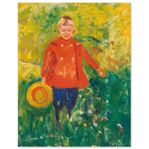 Poster Edvard Munch - Knabe mit roter Jacke