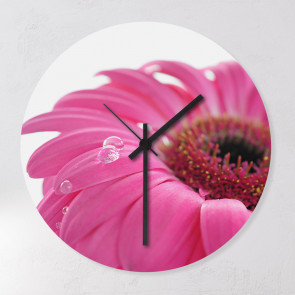 Motiv Uhr Gerbera