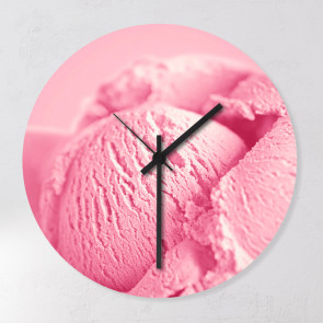 Motiv Wanduhr Ice Cream