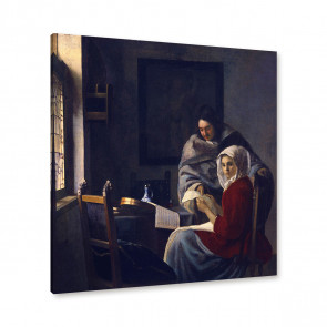 Jan Vermeer - die unterbrochene Musikstunde