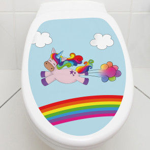 WANDKINGS WC Aufkleber Sticker "Feuerfisch" Badezimmer Toilette Bad Zimmer
