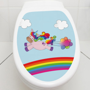 Toilettendeckel Einhorn Fart