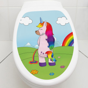 Toilettendeckel Einhorn Pee