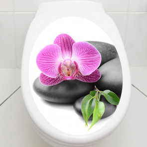 WC Aufkleber Orchidee
