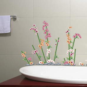 Wandsticker Set Mega - Bunte Orchideen