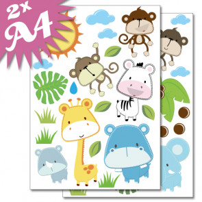 Wandsticker Giraffe