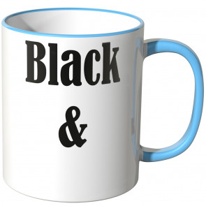 JUNIWORDS Tasse Black and White