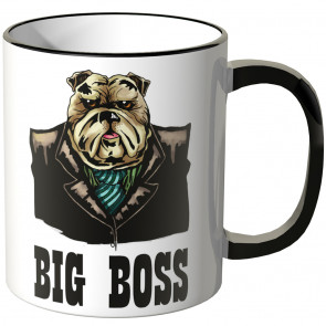 JUNIWORDS Tasse Büro Hund Big Boss