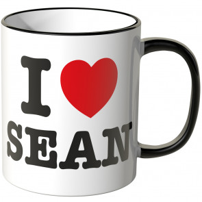 JUNIWORDS Tasse I LOVE SEAN