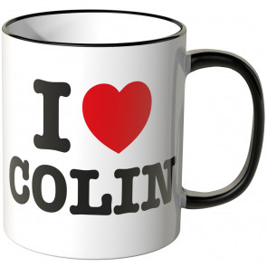 JUNIWORDS Tasse I LOVE COLIN