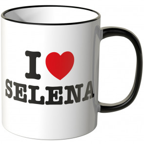 JUNIWORDS Tasse I LOVE SELENA