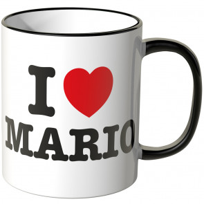 JUNIWORDS Tasse I LOVE MARIO