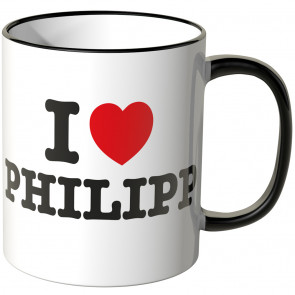 JUNIWORDS Tasse I LOVE PHILIPP