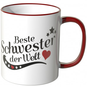 JUNIWORDS Tasse Beste Schwester der Welt