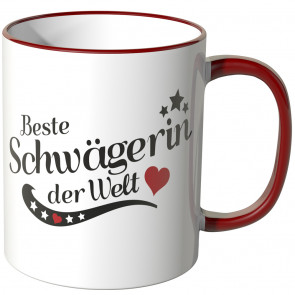 JUNIWORDS Tasse Beste Schwägerin der Welt