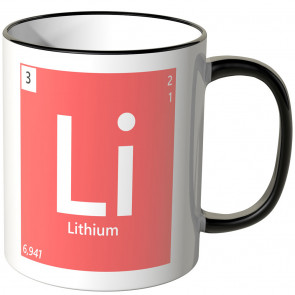 JUNIWORDS Tasse Element Lithium "Li"