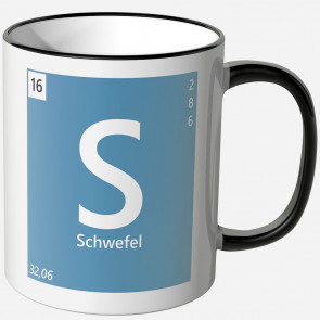Schwefel Element Tasse