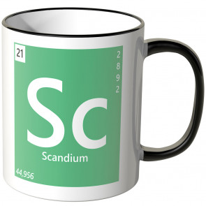 JUNIWORDS Tasse Element Scandium "Sc"