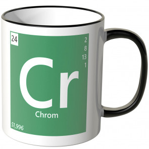 JUNIWORDS Tasse Element Chrom "Cr"