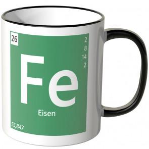 JUNIWORDS Tasse Element Eisen "Fe"