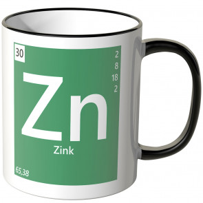JUNIWORDS Tasse Element Zink "Zn"