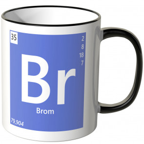 JUNIWORDS Tasse Element Brom "Br"