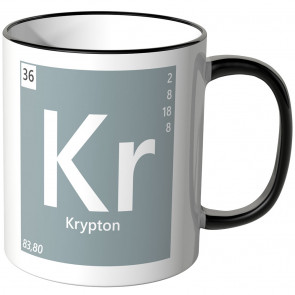 JUNIWORDS Tasse Element Krypton "Kr"