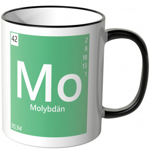 Molybdän Element Tasse