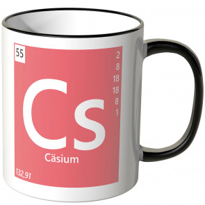 JUNIWORDS Tasse Element Cäsium "Cs"